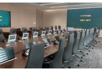 上海浦東某集團(tuán)采用KEMM科米全數(shù)字觸摸高清無(wú)縫視像跟蹤KM-8900S系列完美竣工