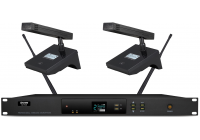 U段紅外對頻無線會議一拖二KM-9720