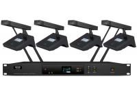 U段紅外對頻無線會議一拖四KM-9740